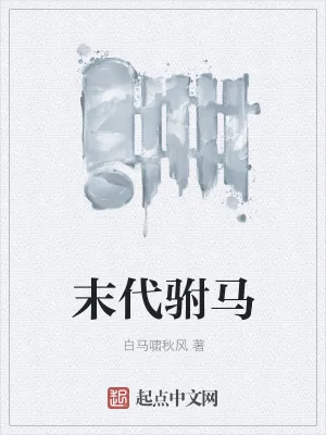 《末代驸马》小说封面