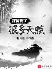 《我得到了很多天赋》小说封面