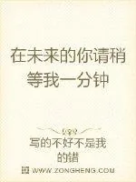 《在未来的你请稍等我一分钟》小说封面
